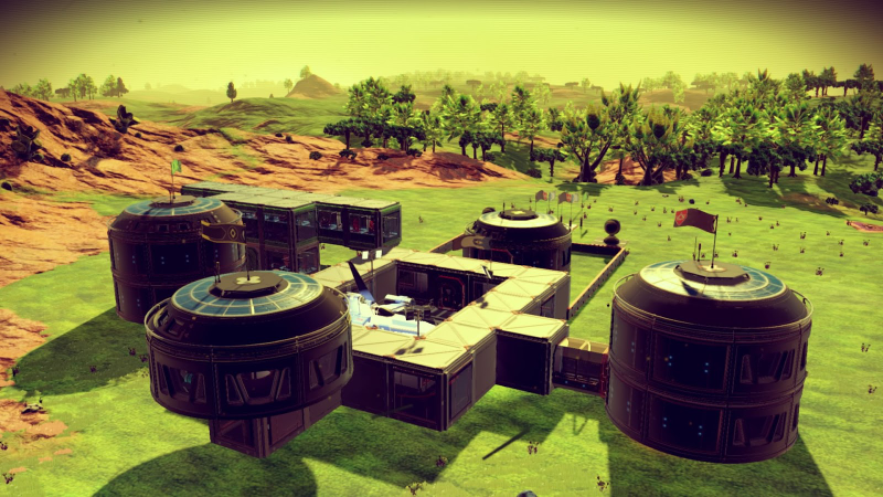 Illustration for article titled 10 Cool Player Bases From No Man's Sky's Update